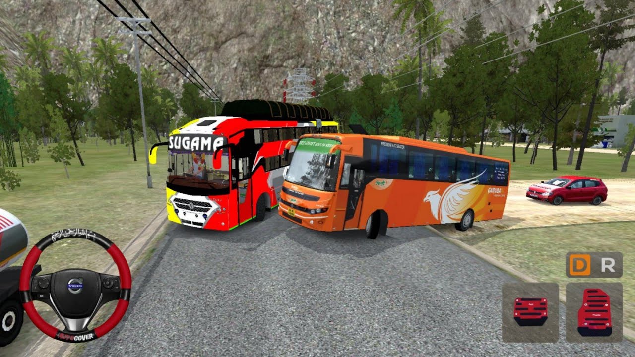 Ashok Leyland Sleeper Bus | Indian Traffic Off-road Drive 😱 BUSSID | Bus Simulator Indonesia 