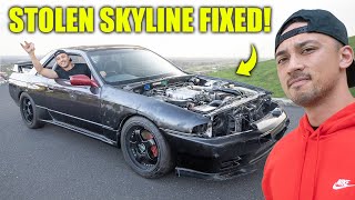 Thieves BLEW UP The motor in my R32 Skyline So We Replaced It!