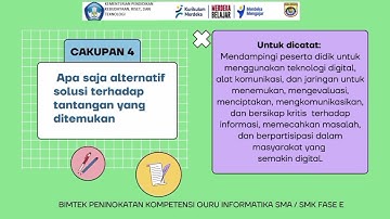 RESUME MODUL 3 BIMTEK GURU INFORMATIKA SMA/SMK FASE E