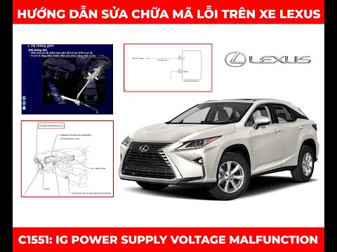 Phân Tích Mã Lỗi C1551: Ig Power Supply Voltage Malfunction