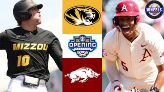 Missouri vs #1 Arkansas Highlights (Game 3) | 2024 College Baseball Highlights