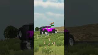 Modify mahindra thar😈 (Gadhi wala game #simulator Indian stunt gaming 😈
