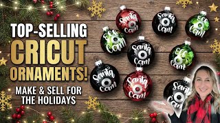 Cricut Christmas Idea: Santa & Elf Cam Ornaments | Best-Selling Christmas Ornament Tutorial