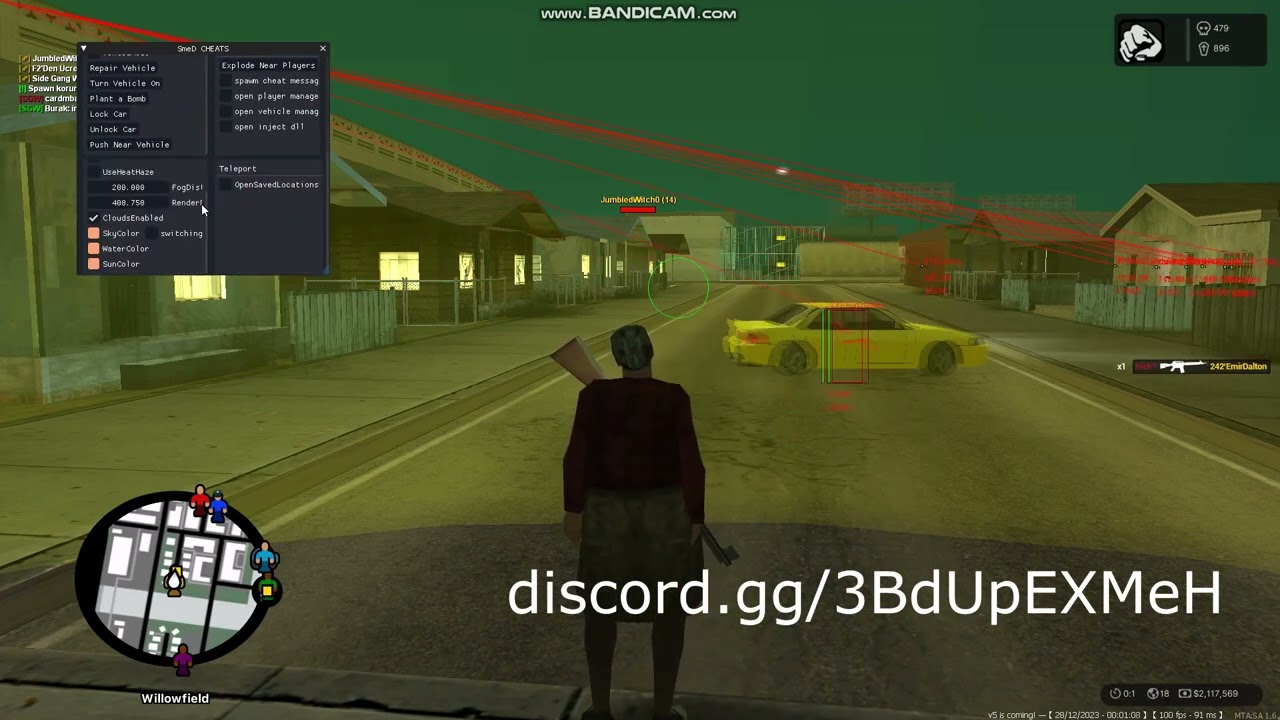 MTA SA DARMOWE CHEATY | LUA EXECUTOR | ESP