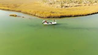 Speckled Trout Eating Swimbaits In Extremely Shallow Water Epic Drone Footage