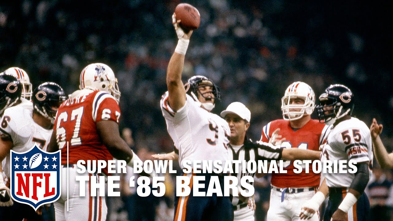 Super Bowl Sensational Stories The 85 Chicago Bears NFL