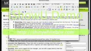 ModX front end editing