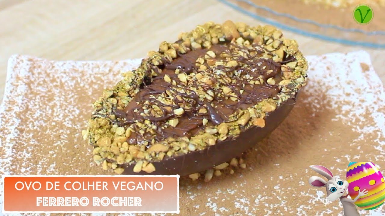 OVO DE PÁSCOA DE COLHER FERRERO ROCHER VEGANO 