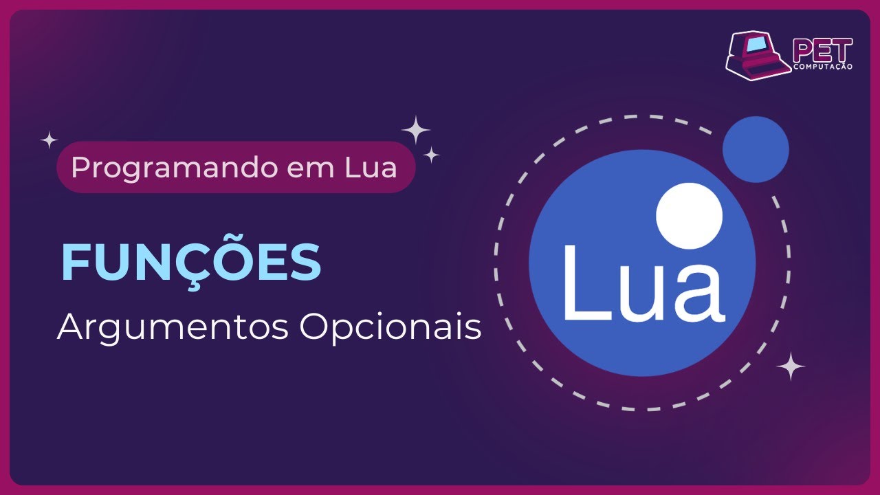 Programando em Lua - Funções: Argumentos Opcionais - YouTube