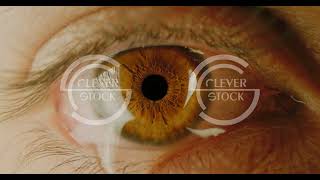 Close Up Of Male Eye Tracking Shot Crying Depression 8K