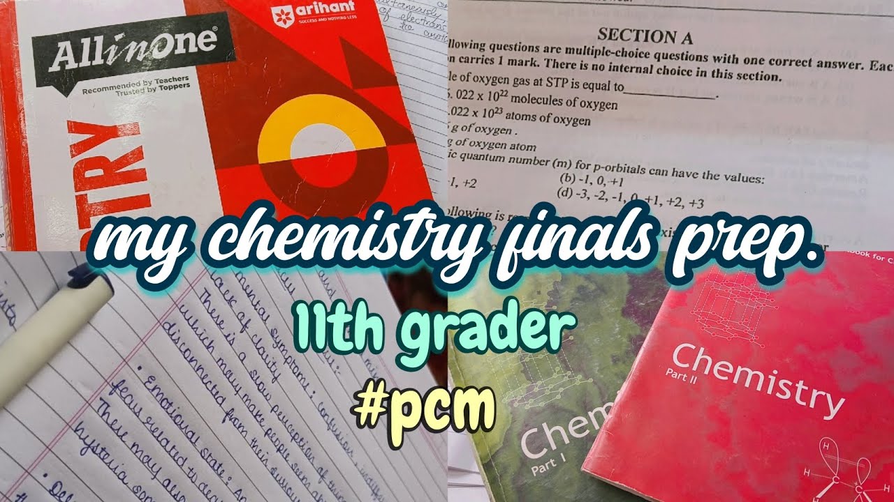 Chemistry Finals: My Real Preparation #study #students #exam #vlog 