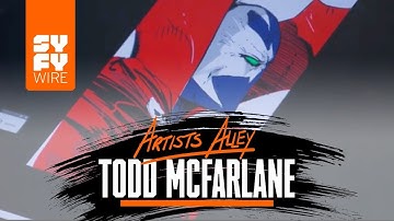 Todd McFarlane Sketches Spawn (Artists Alley) | SYFY WIRE