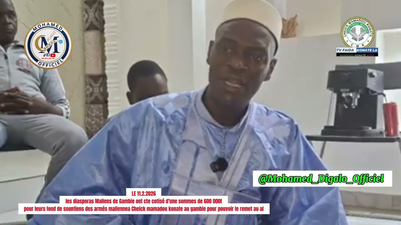 diasporas Maliens de Gambie ont cte cotisé d'une sommes de 600 000f 