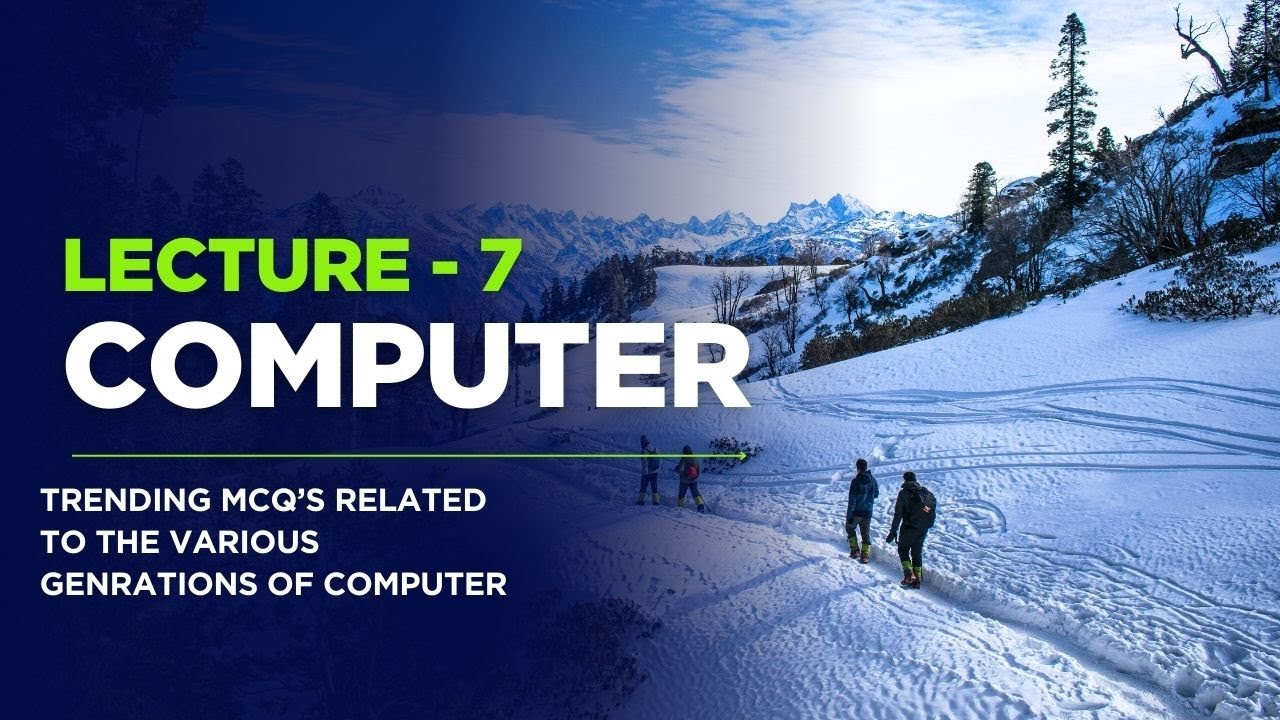 TRENDING MCQ's RELATED TO THE GENERATIONS OF THE COMPUTER