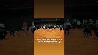 Run BTS practice (Taehyung ig stories).