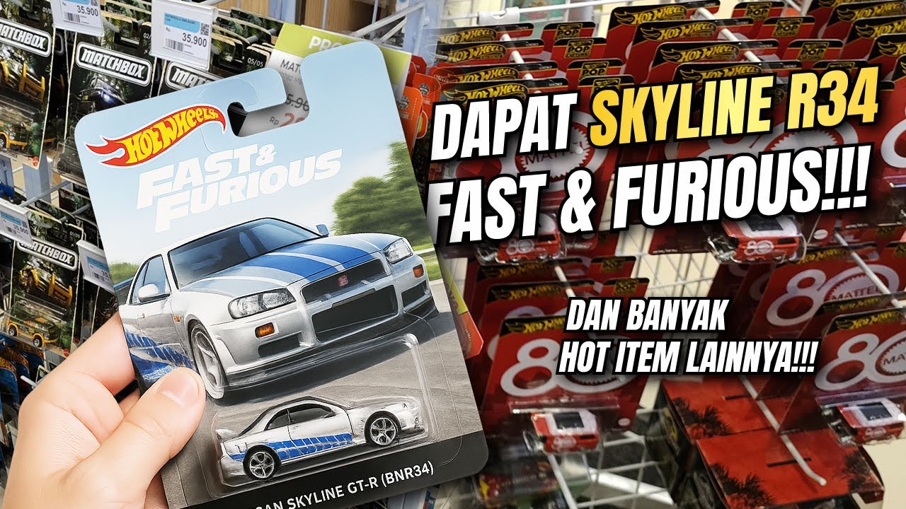 HOKI BANGET NEMU NISSAN SKYLINE BRIAN O'CONNER waktu hunting Hot Wheels di Griya