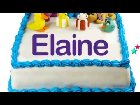 Happy Birthday Elaine