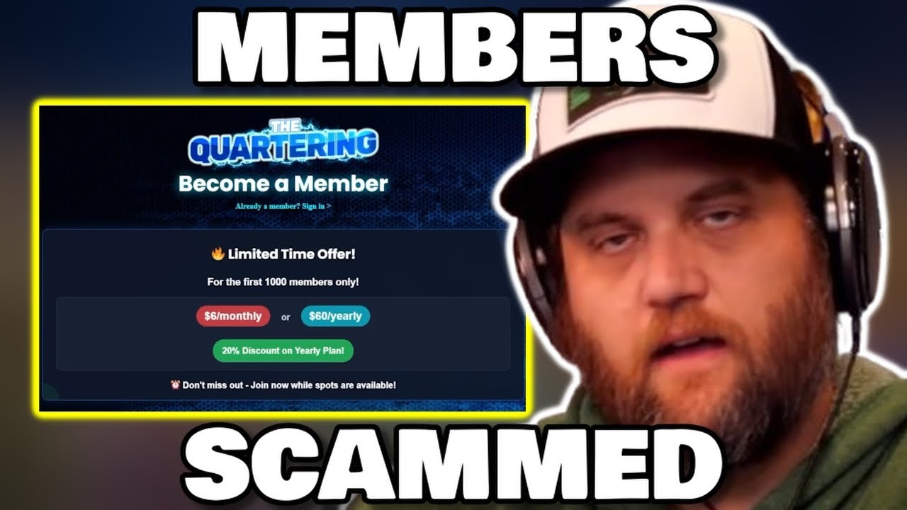 The Quartering AKA Jeremy Hambly BEGS as Charlie Kirk Grift FAILS! Members SCAMMED!