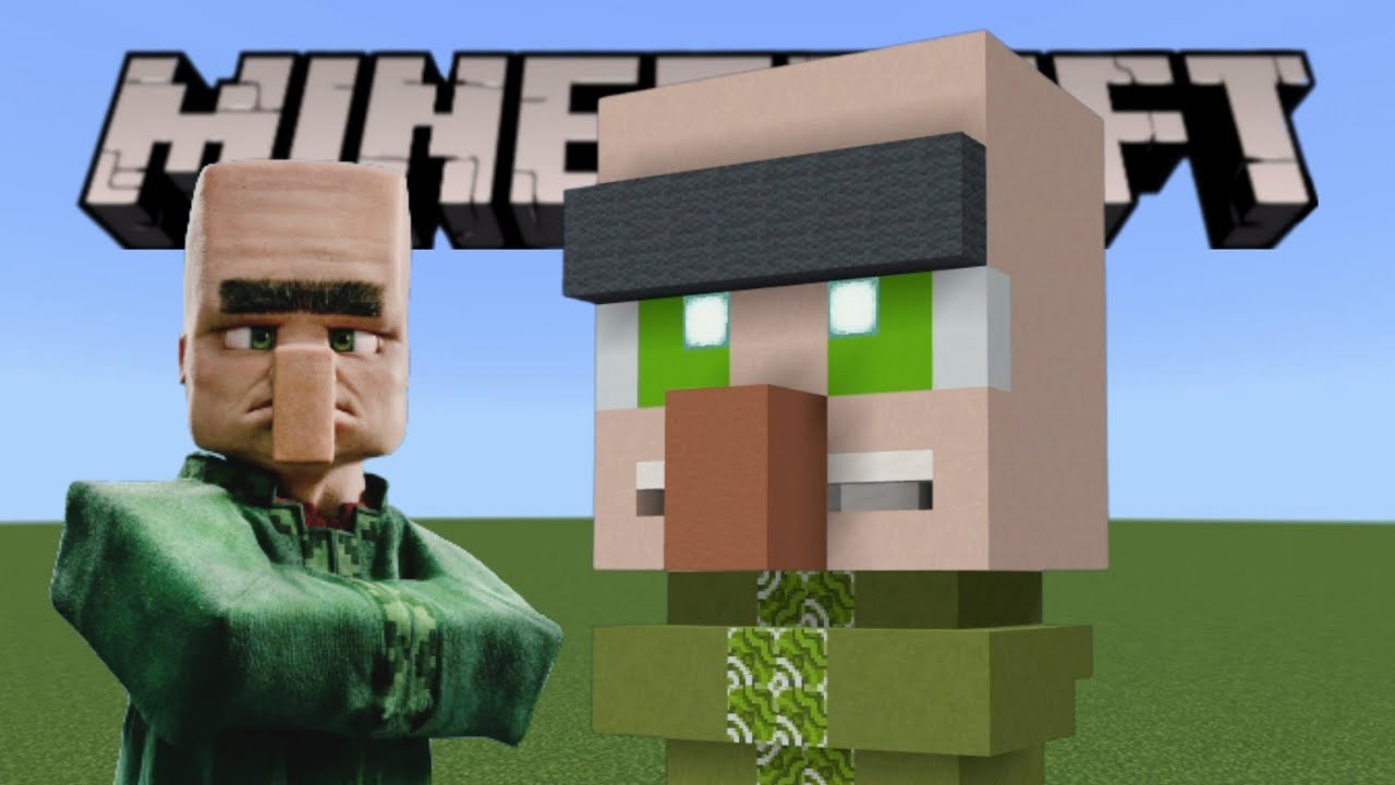 How to build Nitwit Villager in Minecraft (A Minecraft Movie) - YouTube