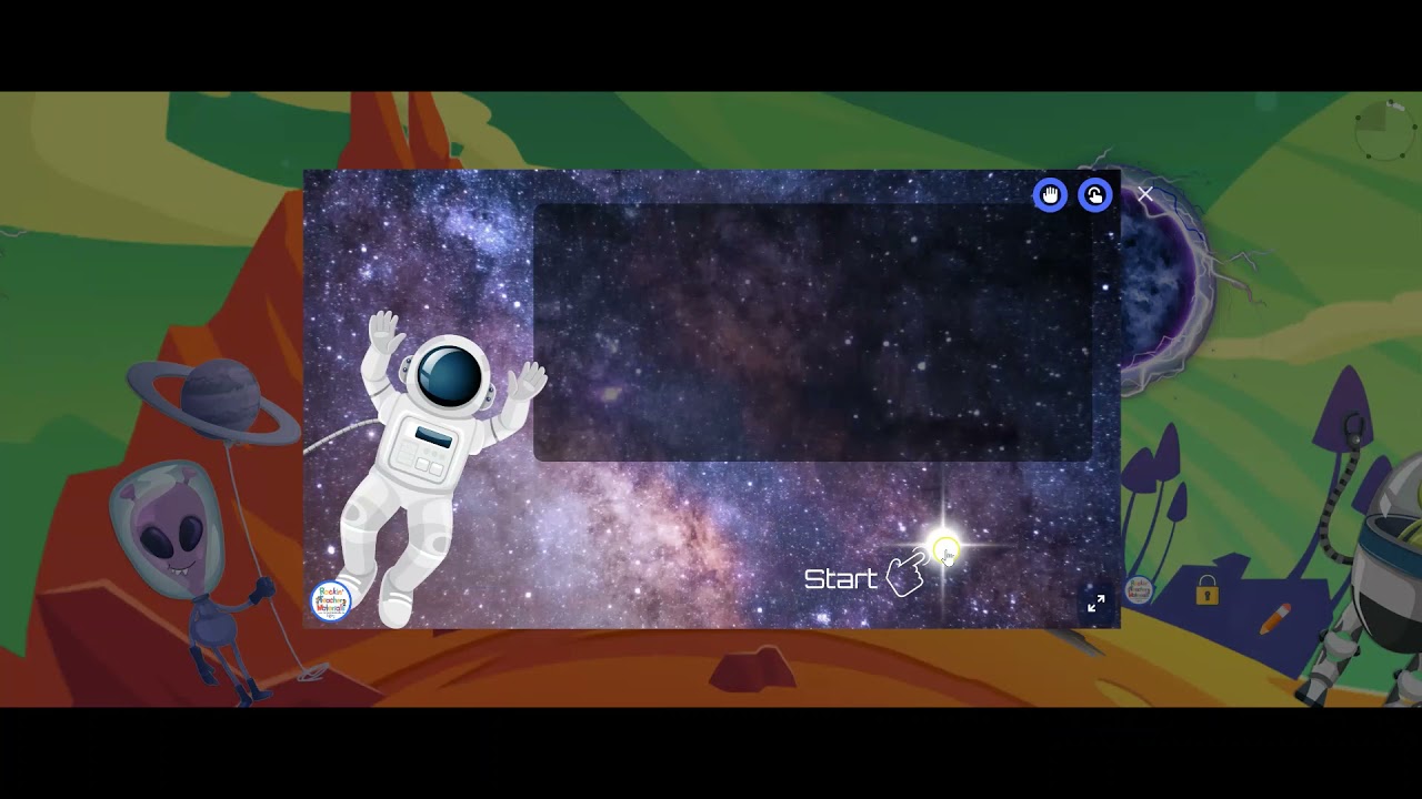 Digital Escape Room Fraction Aliens