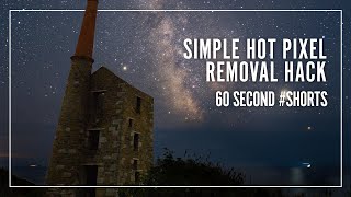 Simple HACK to REMOVE Hot Pixels | Beginner Astrophotography #shorts