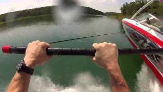 Barefoot skiing for the first time