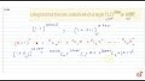 Using binomial theorem, indicate which is larger `(1. 1)^(10000)or1000 ?`