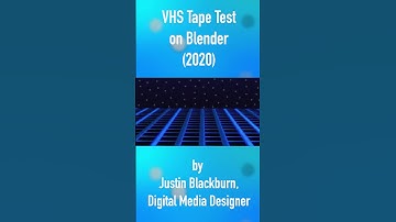VHS Tape Test on Blender - MOTION and 3D DESIGN - 2020 #vhs #animation #design #motiongraphics