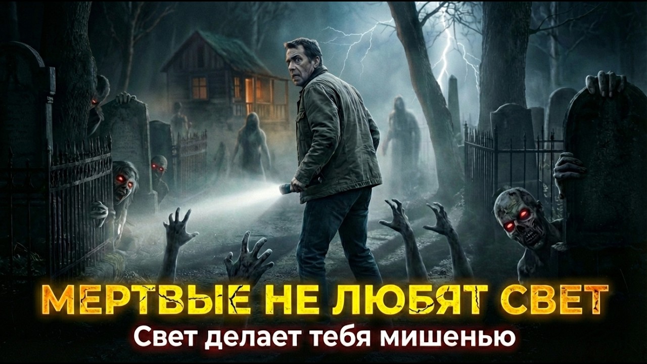 Мертвые не любят свет. Страшная история.