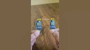 Measure Distance Using UWB module from REYAX tech.#gadgets #engineering #reyax #uwb #tool #project