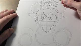 How To Draw Mage Sister Red