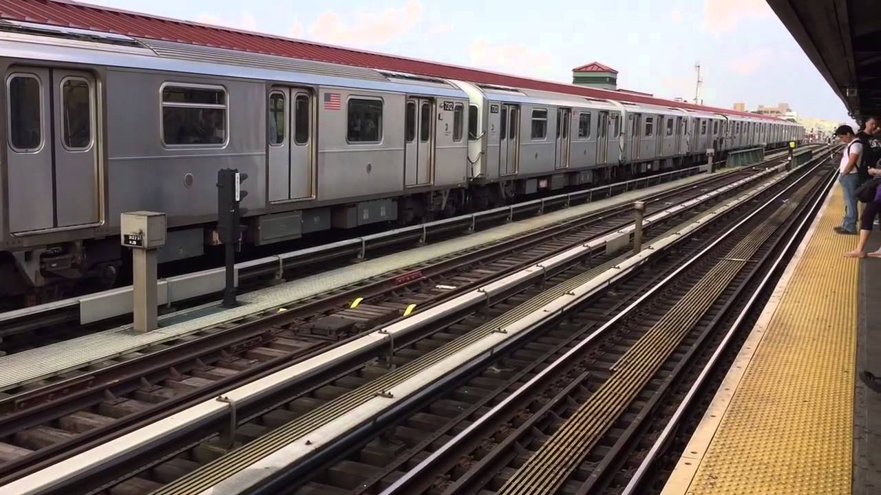 Manhattan bound local train of R142A/R188 entering 74th street - YouTube