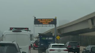 Crews working to prepare Houston's roads, freeways for icy weather