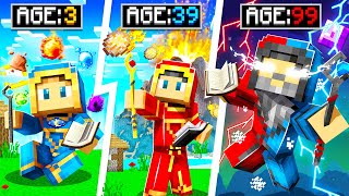 Evolving WIZARD to GOD WIZARD in MINECRAFT! screenshot 4