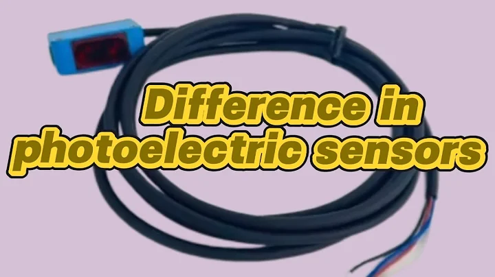 What's the difference between photoelectric sensors with and without background suppression?