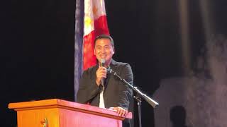 Mark Lapid SPEECH at Graduation Rites of Local Actors, Directors Details