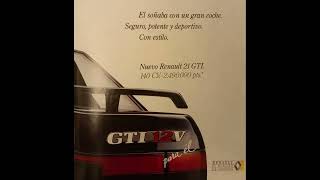 Anuncio "RENAULT 21 GTI" de la época (voz en off)