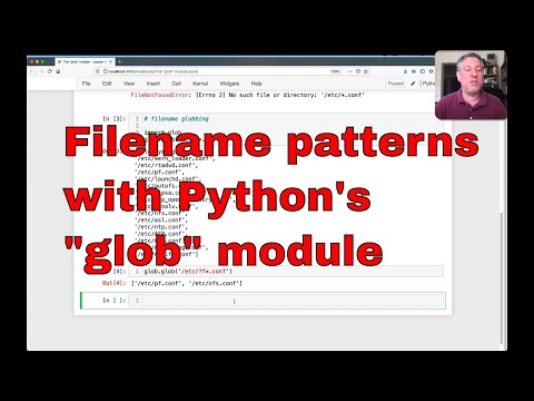 Python standard library: Directory listings with the "glob" module