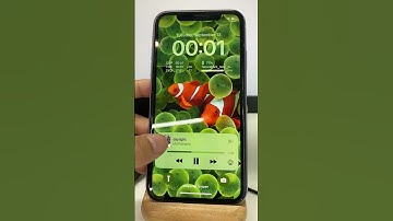 Full-Screen Music Player For Lock Screen On iOS 16 😘#shorts