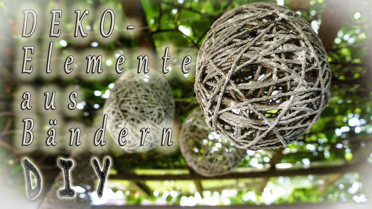 Individuelle DEKO - Elemente aus Bändern😘 | DIY Tutorial