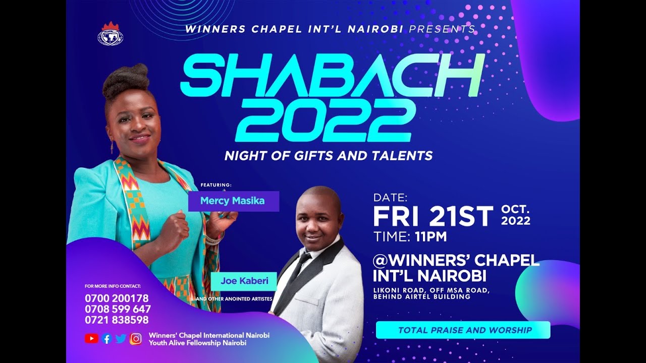 Shabach 2022 night of gifts and talents youtube