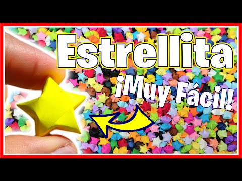 🌟 CREA una ESTRELLITA de PAPEL Inflada⭐ muy FÁCIL y RÁPIDO, Estrella ORIGAMI 3D Hice más de 1,000