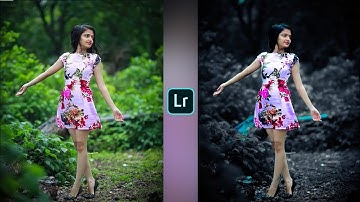 Lightroom realistic dark effect photo editing tutorial | lightroom background colour change preset