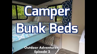 Mini Camper  Building Bunk Beds in Camper  Runaway Rouser  Episode 2