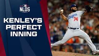 Kenley Jansen comes through with a perfect 8th inning to keep the game tied!
