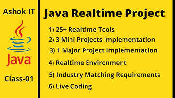 Java Real-time Project Online Training | Class - 01 | Ashok IT