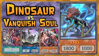 DINOSAUR vs VANQUISH SOUL Going Second into Maxx C | Yu-Gi-Oh! Master Duel