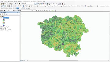 Mapa de Pendiente (ArcGIS)