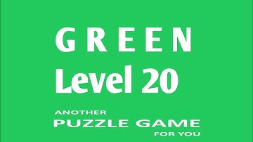 GREEN Level 20 Androidios Gameplay Walkthrough By Bart Bonte