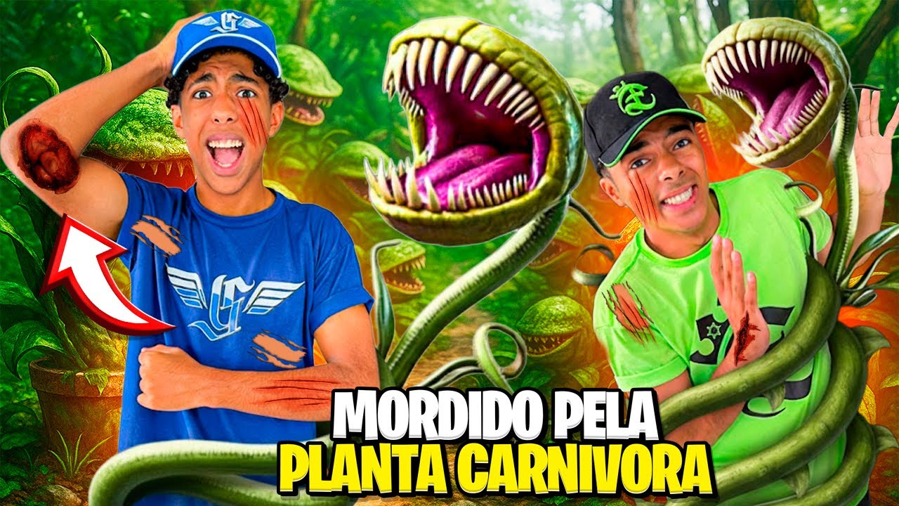 ENCONTRAMOS UMA PLANTA CARNÍVORA NA CASA NOVA E ELA NOS ATACOU..